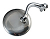 B-18414-LR4 Peep Mirror (4" Head), Universal