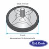 B-2454 Brake & Clutch Pedal Pad, 1932 Ford Car, Ford Pickup, 1933-34 Rumble Step - image 3