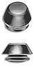 B-41518 Trunk & Rumble Lid Bumpers, 1932-34 Ford Coupe, Roadster, Cabriolet, 1934 Victoria - image 1