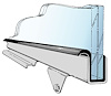 B-45968 Glass to Door Channel Seal, 1932-38 Ford - image 1