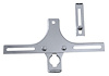 B-5034-SS Front License Plate Bracket (Stainless), 1932 Ford Car, Ford Pickup