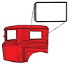 B-704220 Quarter & Rear Window Seal, 1932-40 Ford Car, 1932-39 Ford Pickup - image 1
