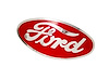 B-8212-R Grille Shell Ornament Emblem (Red), 1932 Ford Car, 1932-35 Ford Pickup - image 1