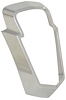 B5A-16644-D Hood Emblem Bezel, 1955-56 Mainline, Customline Ford Car, Station Wagon - image 1