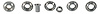 B6C-10852-K Dash Knob Bezel Kit, 1956 Ford Pickup
