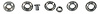 BAAA-10852-K Dash Knob Bezel Kit, 1953-55 Ford Pickup - image 1