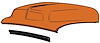 BAAA-16770-A Radiator Seal, 1953-56 Ford Pickup - image 1