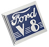 01A-7043370-A Trunk Lid Emblem (Blue), 1940 Ford Standard - image 1