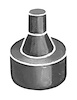 11A-7023030-B Upper Door Bumpers, 1941-48 Ford Coupe, Ford Sedan