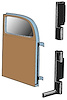 11A-7620456/7 Door Hinge Seals, 1941-48 Ford Convertible - image 1
