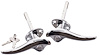 40-702350/1-L Locking Outside Door Handles, 1932 3W Ford Coupe, 1933-34 Closed Ford Car, 1934 Roadster, Phaeton