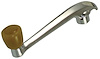91A-7023342-A Window Crank (Chrome/Yellow), 1939 Ford Standard