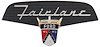 B6A-7042514-A Trunk Emblem, 1956 Ford Fairlane - image 1