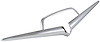 B6A-7043500-C Trunk Emblem Bezel, 1956 Ford Fairlane - image 1