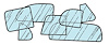 01A-7003110-GP Windshield Glass Pattern, 1940 Ford Car, 1940-47 Ford Pickup - image 1