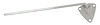 BAAA-8104144-P Sun Visor Bracket (Painted), 1953-55 Ford Pickup - image 1
