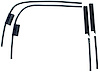 40-45983-5W-4DC Front Door Window Channel Kit (Center Mount), 1934 5/W Ford Coupe, Fordor