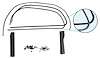 48-45983-3W-B-SS Front Door Window Channel Kit, 1935-36 3/W Ford Coupe