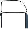 78-45983-5W-4D-SS Front Door Window Channel Kit, 1937-39 5/W Ford Coupe, Fordor