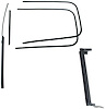 11A-45983-5W-4D-B-SS Front Door Window Channel Kit, 1941-42 Ford Coupe, Fordor