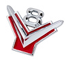 BM-16237-A V8 Fender Emblem, 1954-56 Ford Car, 1955 Thunderbird