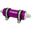 In-Line Fuel Filter Long Length -6AN Inlet/-10AN Outlet 6 micron fiberglass element w/check valve - image 1