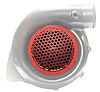 TBG-BIL-5.00-RED Billet Turbocharger Inlet Screen, 5 in. Inlet Diameter [Red]