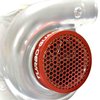 TBG-BIL-5.00-RED Billet Turbocharger Inlet Screen, 5 in. Inlet Diameter [Red] - image 2