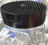TBG-CG-4500 Carb-Guard Carburetor Inlet Screen, 4500-Style, 7 5/16 in. Inlet Diameter [Black w/Aluminum Screen] - image 2