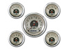 All American Nickel 5-Gauge Set 3-3/8" Electrical Speedometer (140 mph) - image 1