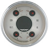All American Nickel Quad Gauge 4-5/8" Electrical Includes: - image 1