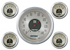 All American Nickel 5-Gauge Set 4-5/8" Electrical Speedometer (140 mph) - image 1