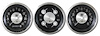 All American Tradition 3-Gauge Set 3-3/8" Electrical Speedometer (140 mph) - image 1