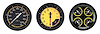 AX03YBLF Classic Instruments Auto Cross Yellow 6 Gauge Set - image 1