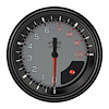 Gray AutoCross Series Tachometer 3-3/8" Electrical - image 1