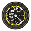 Autocross Yellow w/ Black Bezel 2 ? Full Sweep Water Temp Includes Temp Sender - image 1
