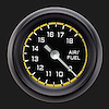 AX194YBPF Autocross Yellow 2 1/8in. Air Fuel Ratio Gauge - image 1