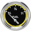 AX212YAPF Autocross Yellow 2 5/8in. Fuel Gauge, 0-90 Ohm - image 1