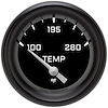 AX226GBPF-12 Autocross Gray 2 5/8in. Short Sweep Water Temperature Gauge - image 1