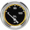 AX281YAPF Autocross Yellow 2 5/8in. Oil Pressure Gauge - image 1
