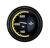 Yellow AutoCross Series Oil Temperature Gauge 2-1/8" Electrical - image 1