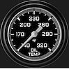 Autocross Grey w/ Black Bezel 2 ? Oil Temp. Full Sweep - image 1