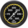 AX328YBPF Autocross Yellow 2 5/8in. Oil Temperature Gauge - image 1