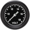 AX330GBPF Autocross Gray 2 5/8in. Voltage Gauge - image 1