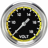 AX330YAPF Autocross Yellow 2 5/8in. Voltage Gauge - image 1