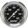 AX343GAPF Autocross Gray 2 5/8in. Boost Gauge, 60 Psi - image 1