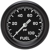 AX346GBPF Autocross Gray 2 5/8in. Fuel Pressure Gauge, 100 Psi - image 1