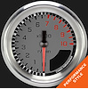 AX383GAPF Autocross Gray 2 5/8in. Tachometer - image 1