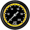 AX394YBPF Autocross Yellow 2 5/8in. Air Fuel Ratio Gauge - image 1