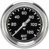 AX399GAPF Autocross Gray 2 5/8in. External Air Temp. Gauge - image 1